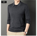 ☆Newitem☆ニット風ロングポロシャツ※予約商品