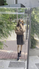 ベルトショートジャケット【ベージュ】