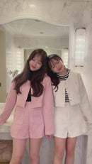 ツイードセットアップ【ピンク】