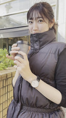 ショートウェロン中綿ベスト【ブラック】